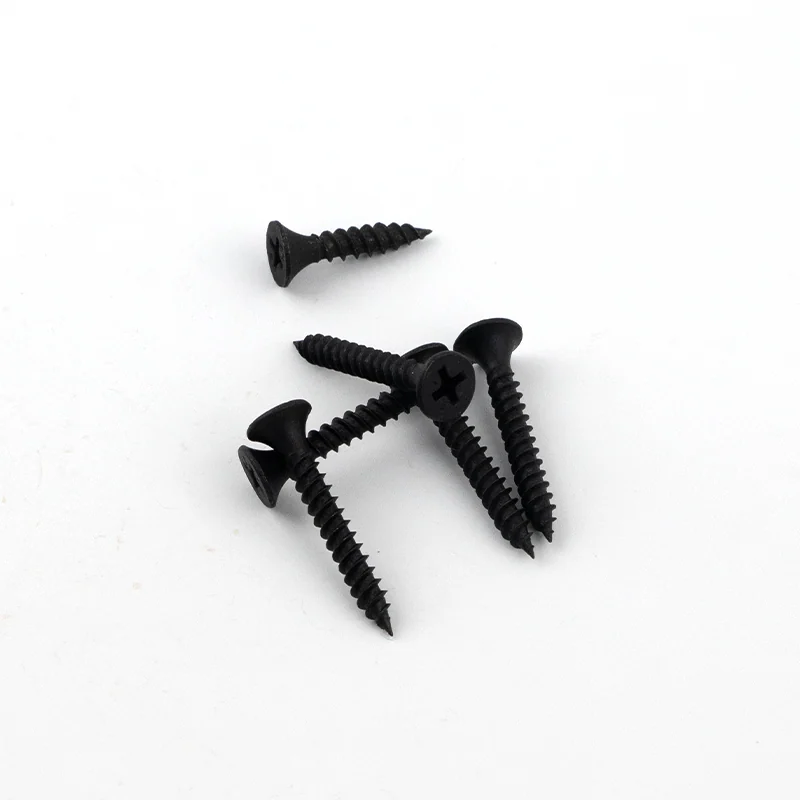 Bugle Head Coarse Thread Sharp Point Black Phosphate Drywall Screw - Image 2