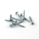 Bugle Head Coarse Thread Sharp Point Zinc Plated Drywall Screw