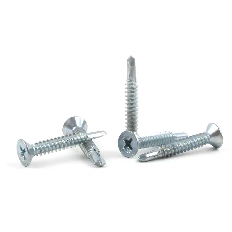 Bugle Head Fine Thread Self-Drilling Zinc Plated Drywall Screw - Image 1
