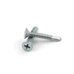 Zinc plated flat head self drilling screw for OEM industrial use