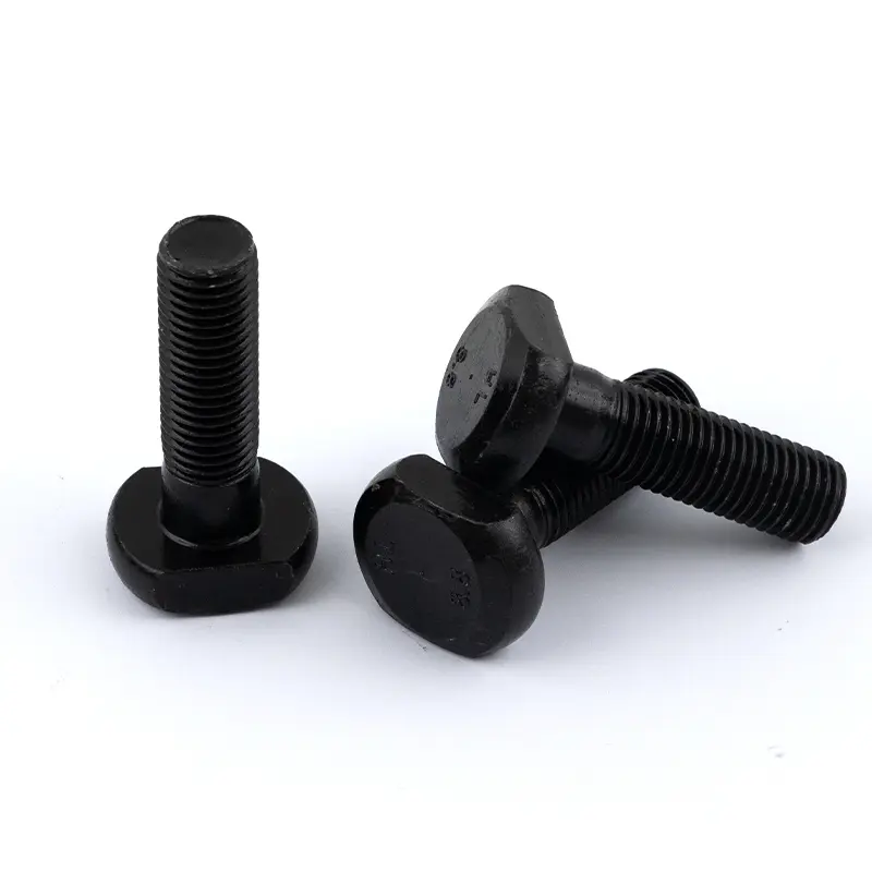DIN 787 T Head Bolt Grade 8.8 Carbon Steel with Black Oxide Finish