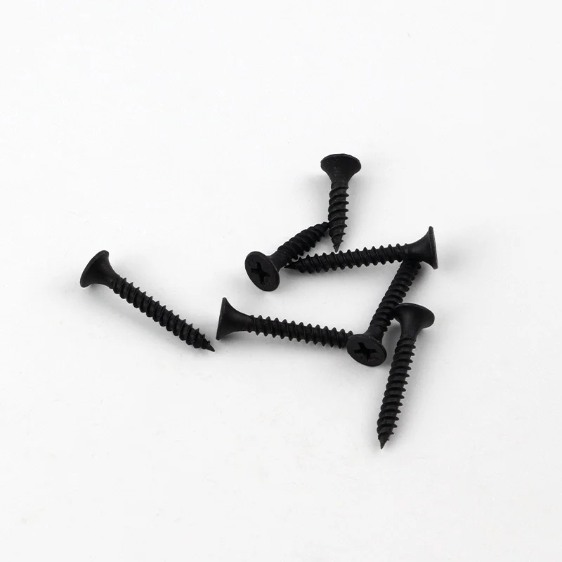 Bugle Head Coarse Thread Sharp Point Black Phosphate Drywall Screw - Image 3