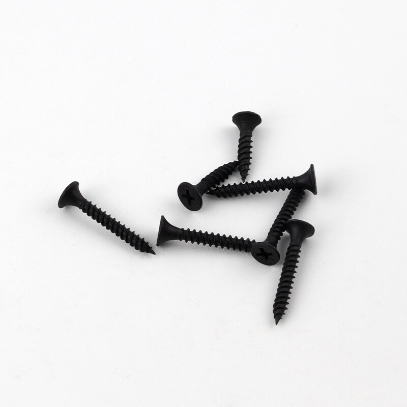 Bugle Head Fine Thread Sharp Point Black Phosphate Drywall Screw - Image 2