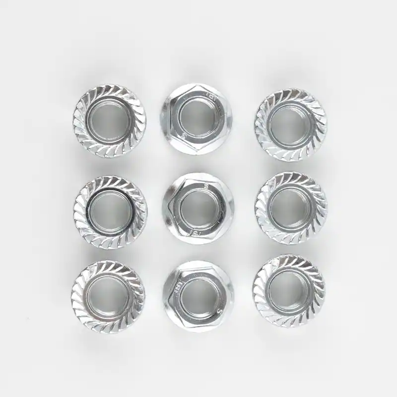 DIN 6923 Flange Nut Hot Dip Galvanized Grade 8 - Image 3