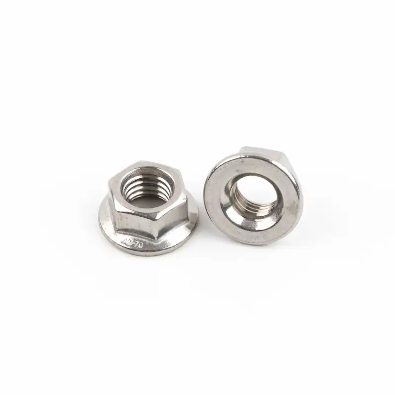 DIN 6923 Stainless Steel Flange Nut A2-70 - Image 4