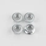 M12×25mm zinc plated flange nut DIN‑6923 bulk supply from China factories for B2B buyers