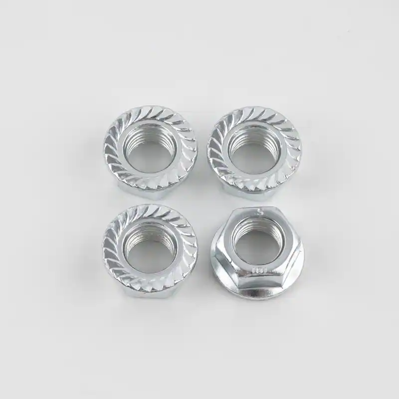 DIN 6923 Flange Nut Zinc Plated Grade 8 - Image 4