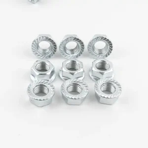DIN 6923 Flange Nut Zinc Plated Grade 8