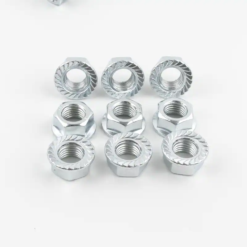 DIN 6923 Flange Nut Hot Dip Galvanized Grade 8 - Image 1
