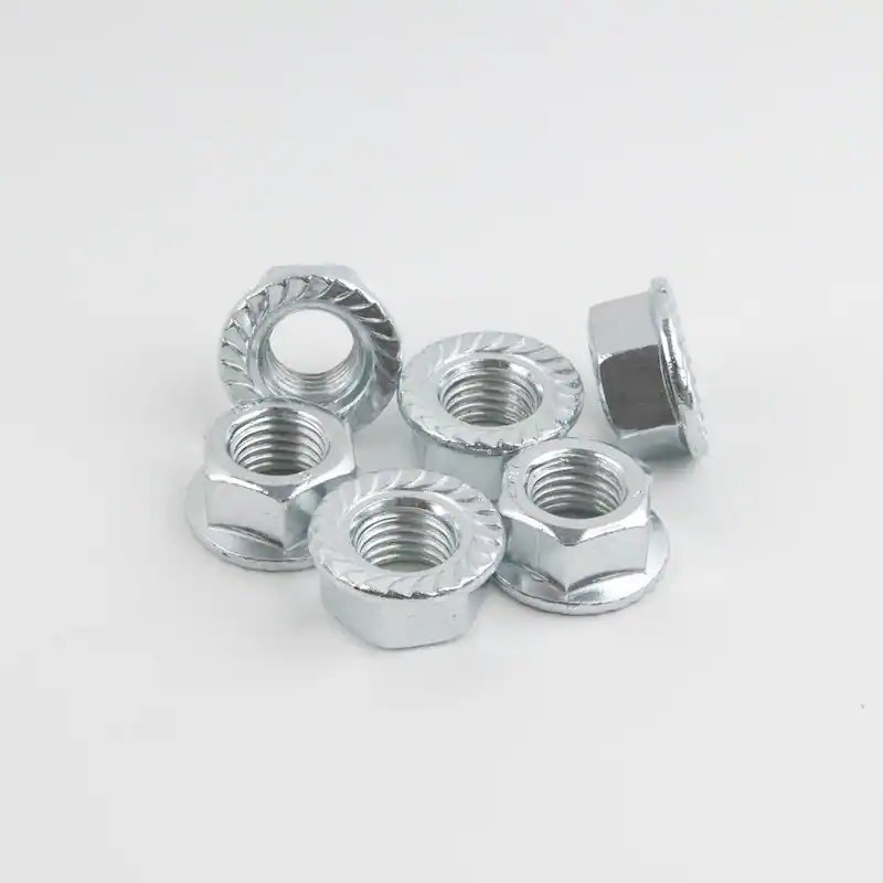 DIN 6923 Flange Nut Zinc Plated Grade 8 - Image 3