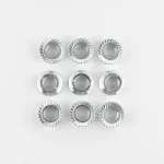 DIN 6923 flange nut grade 8 installed in steel structure, bulk supply from China