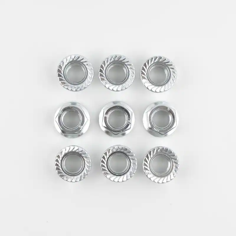 DIN 6923 Flange Nut Hot Dip Galvanized Grade 8 - Image 4