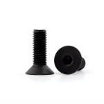 Assorted Sizes of DIN 7991 Black Oxide Socket Screws