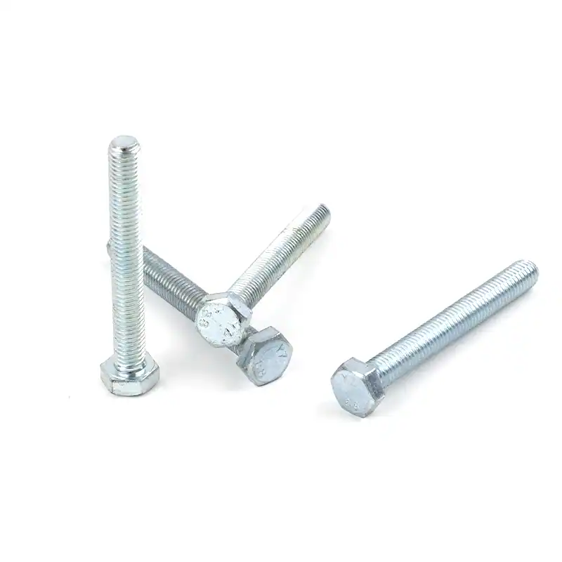 10.9 Grade Full Thread Hex Bolt Zinc Plated - Image 1