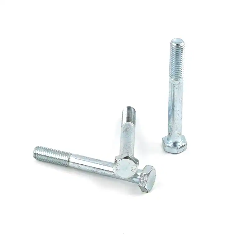 Half Thread Hex Bolt Zinc Plated 8.8 - Image 2