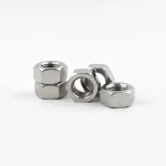 Hex Nut Stainless Steel used in construction and machinery assembly