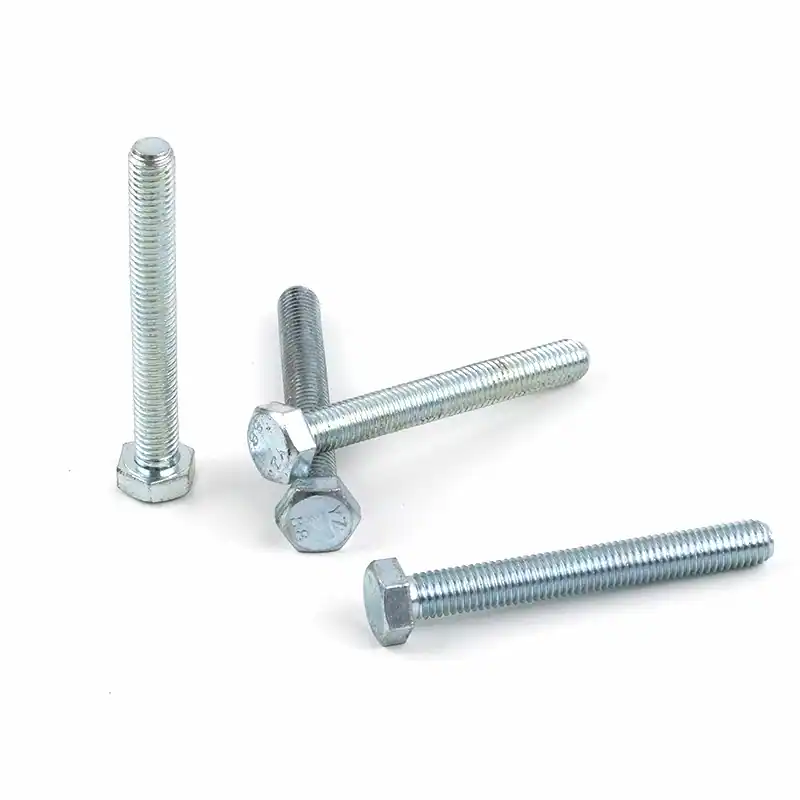 10.9 Grade Full Thread Hex Bolt Zinc Plated - Image 4