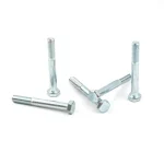 China half thread hex bolt M12×80 zinc plated grade 8.8 for machinery assembly