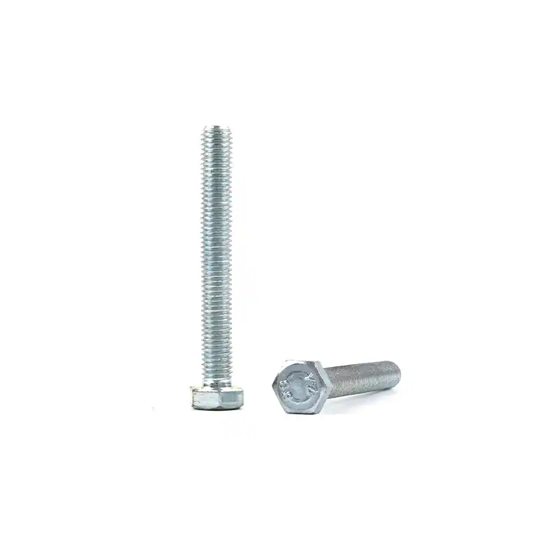 10.9 Grade Full Thread Hex Bolt Zinc Plated - Image 2
