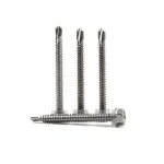 China 410 Stainless Steel Hex Washer Head Self-Drilling Screws for Metal Roofing