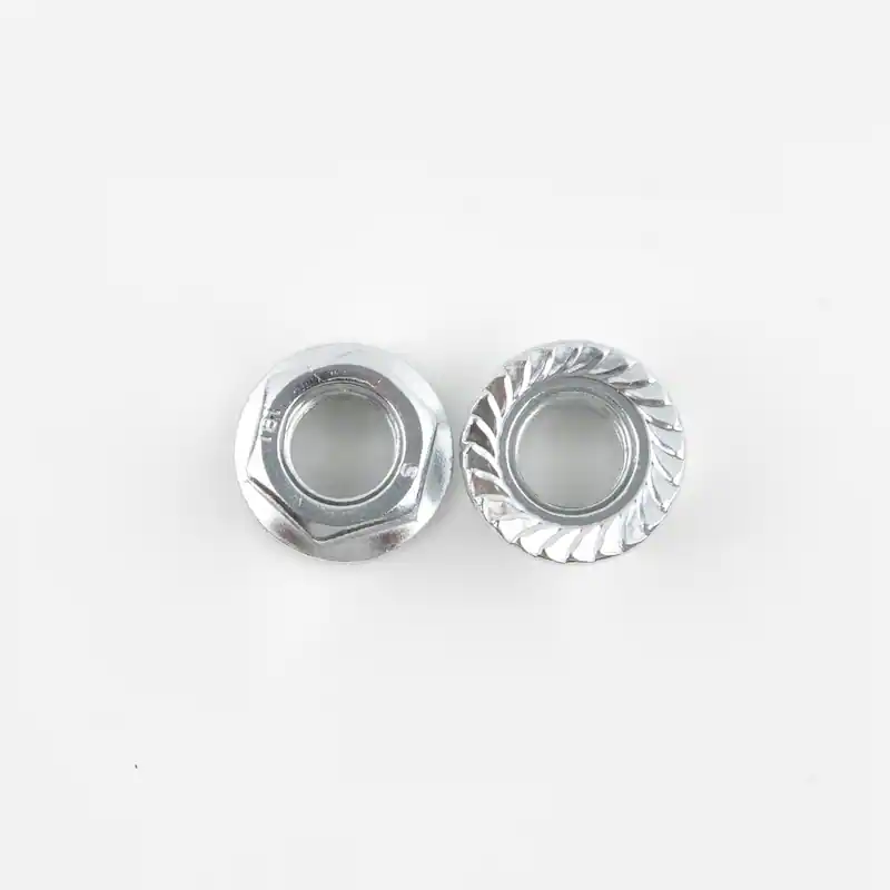 DIN 6923 Flange Nut Hot Dip Galvanized Grade 8 - Image 2
