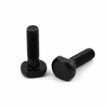 Close-up of Black Oxide Finish on a Grade 8.8 T Head Bolt