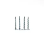 Zinc Plated Countersunk Wood Screws | Flat/Bugle Head Coarse Thread Sharp Point