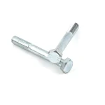 bulk wholesale zinc plated half thread hex bolts M8×60 China OEM fastener factory