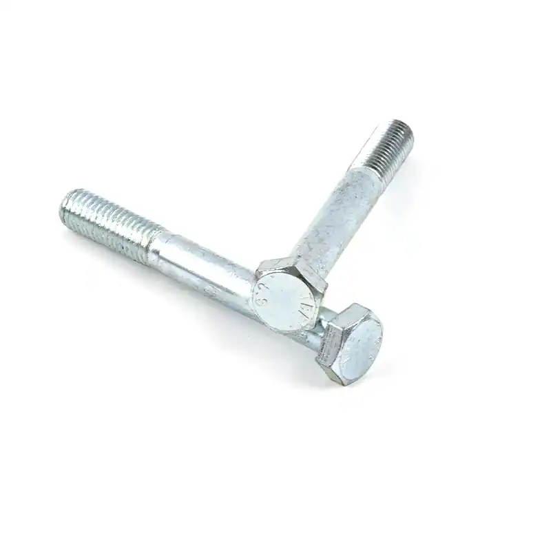 Half Thread Hex Bolt Zinc Plated 8.8 - Image 3